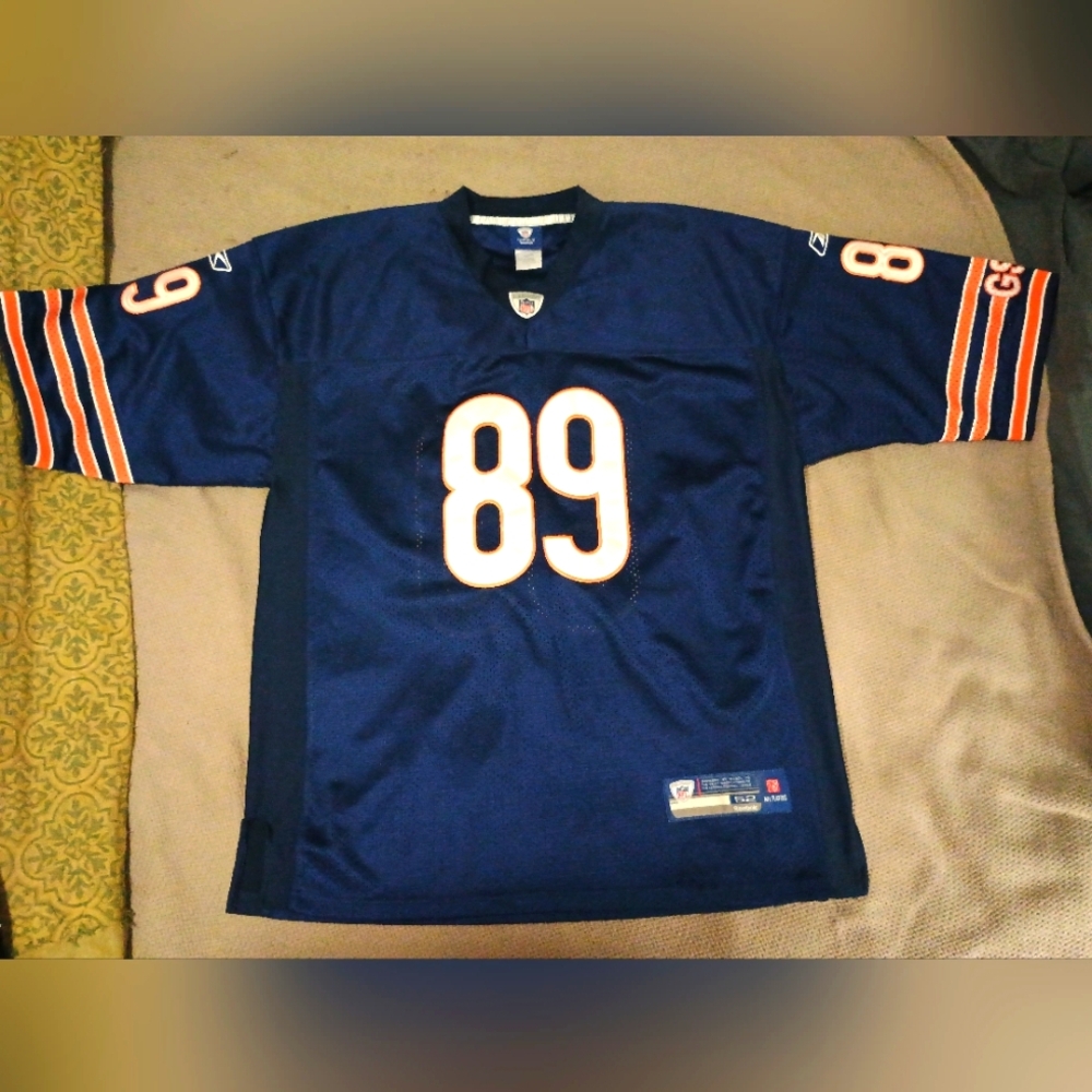 CHICAGO BEARS MIKE DITKA Reebok Navy Blue NFL Jersey SZ 52 2XL